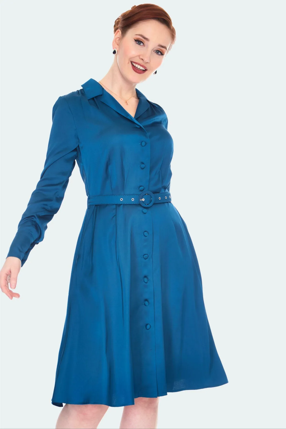 1940s Geraldine Shirt Dress