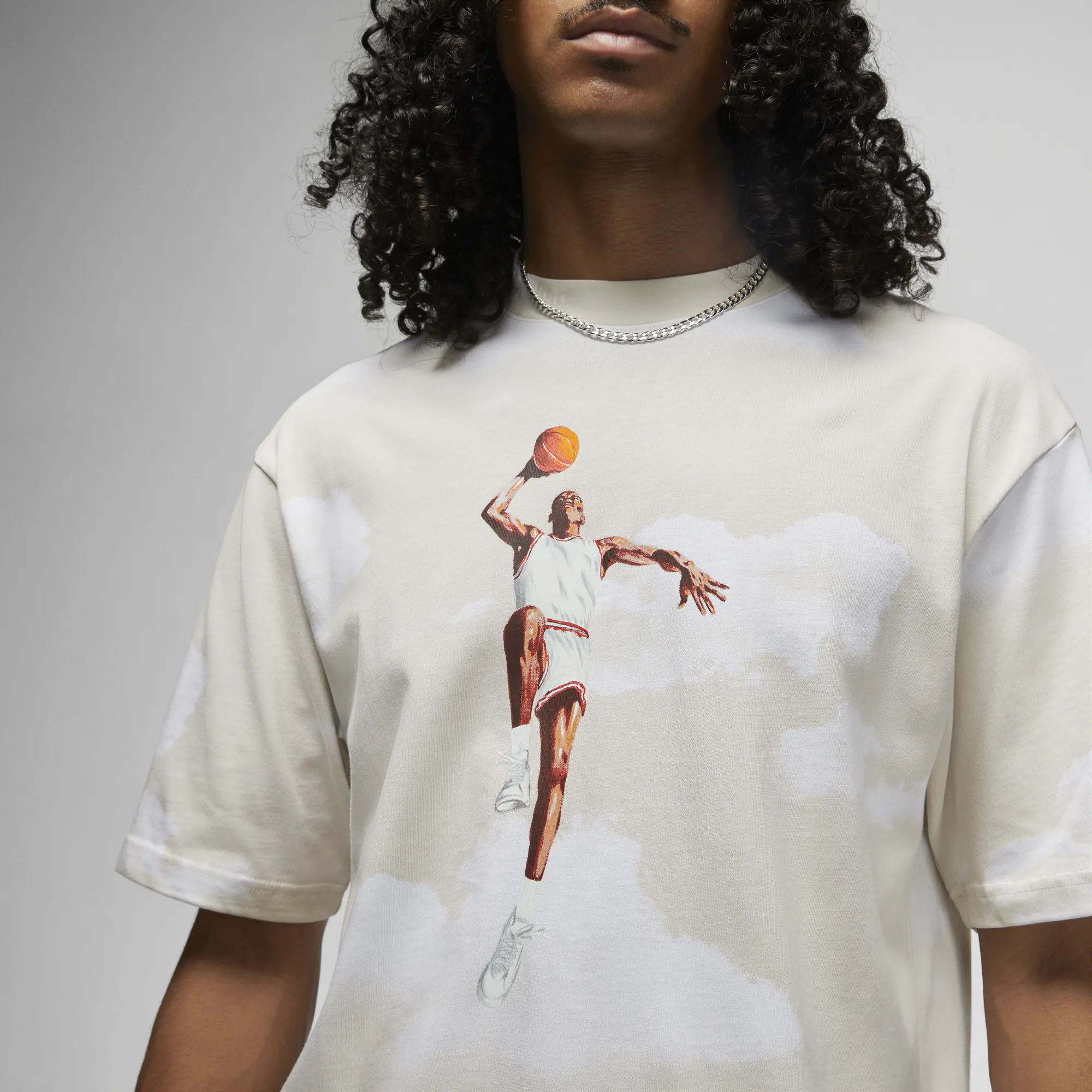 Air Jordan Mens Essentials T-Shirt 'Sail'