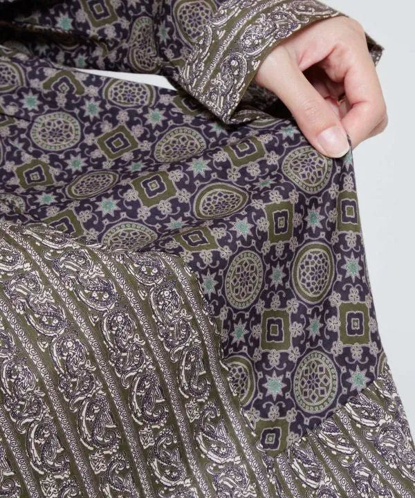 Ajrakh Paisley Patchwork Dress