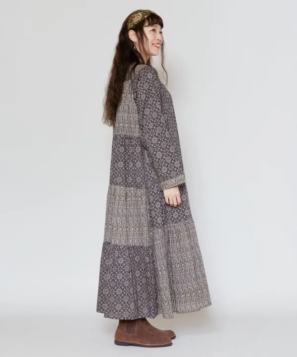 Ajrakh Paisley Patchwork Dress