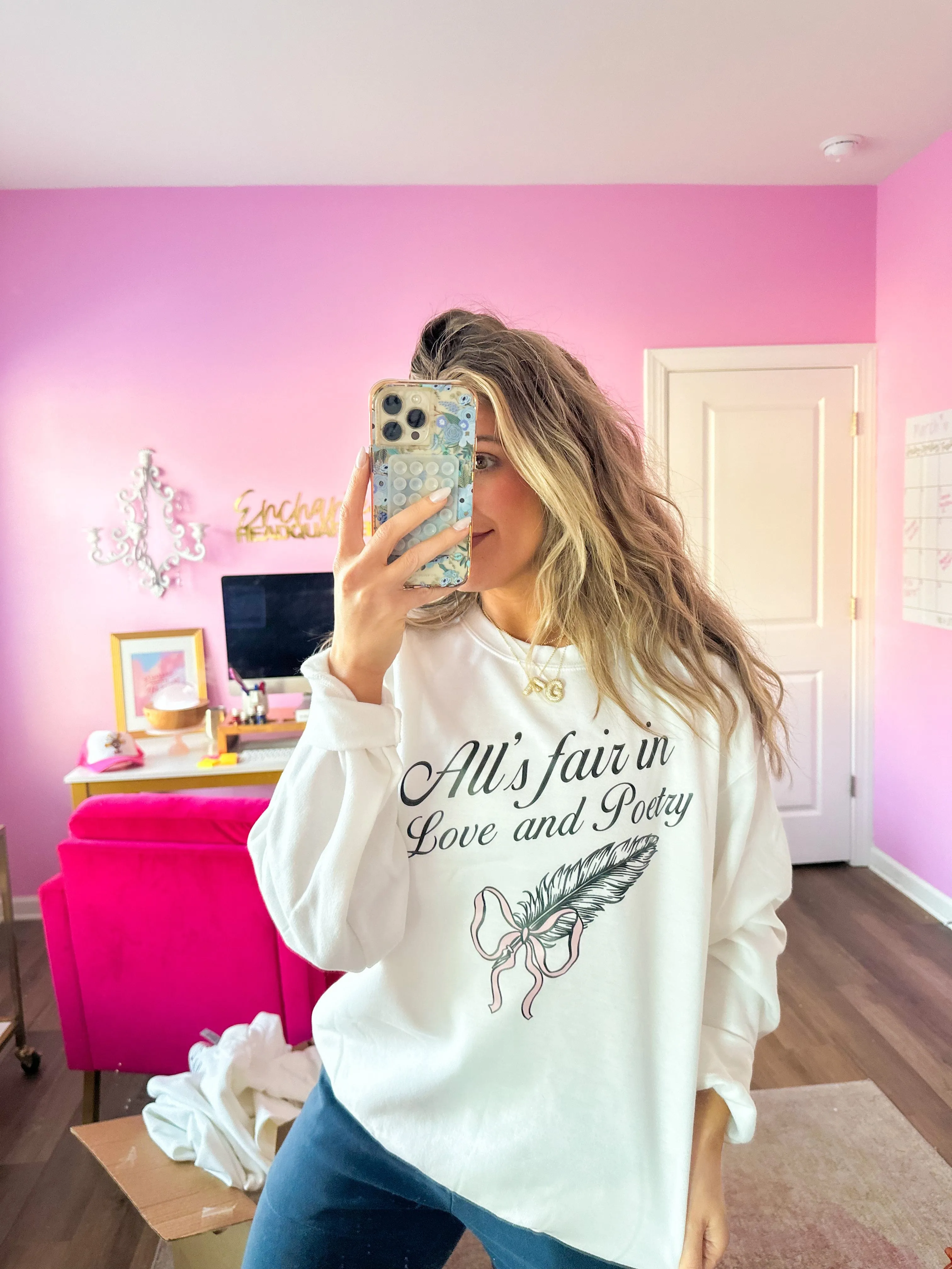 ALL IS FAIR, TORTURED POETS DEPARTMENT SWEATSHIRT