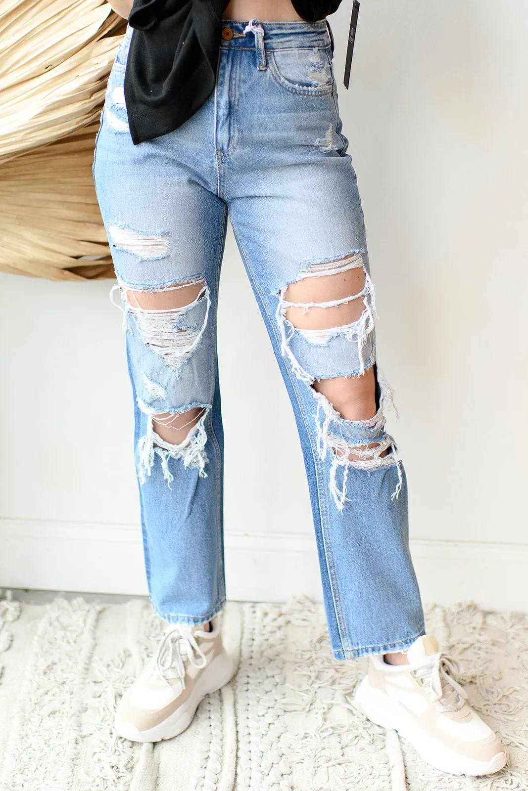 alyssa 90's vintage straight jeans