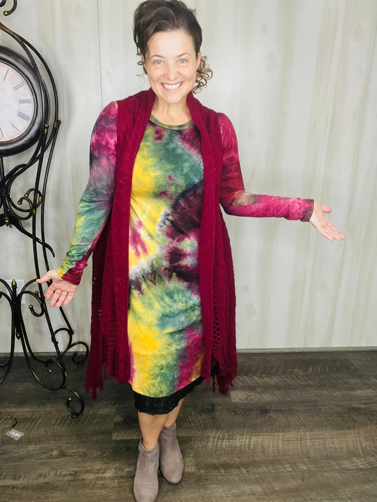 Annabelle Colorful Swing Tunic