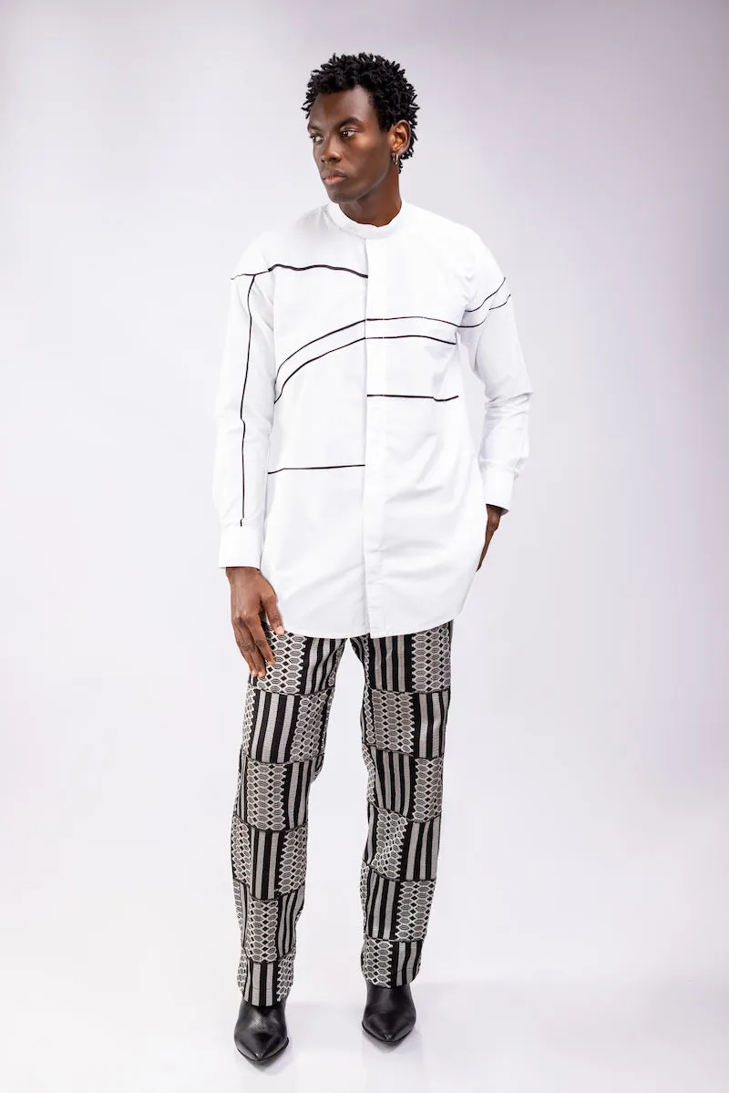 Atto Tetteh Okoh Outline long-sleeved Shirt