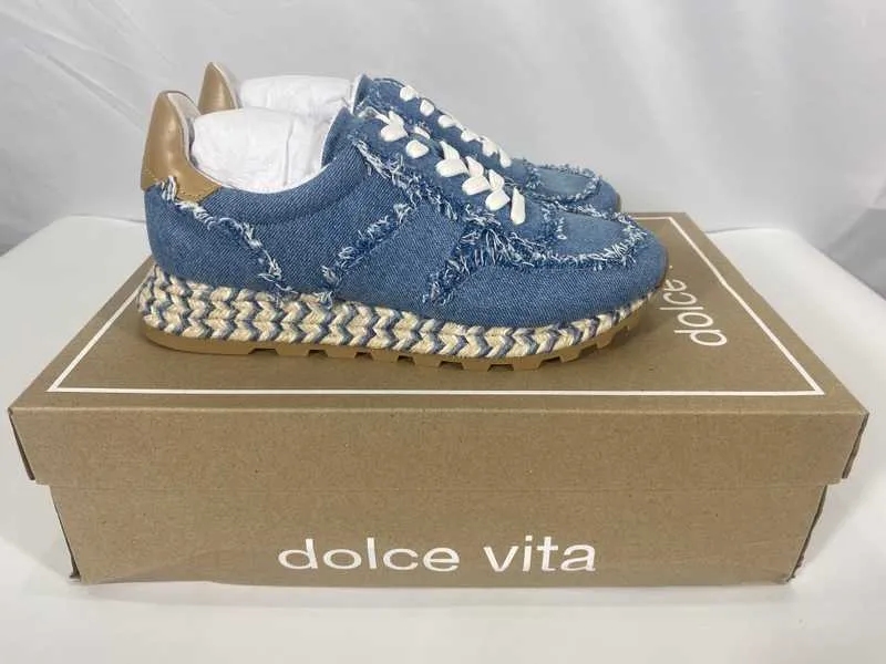 AYITA FRAY SNEAKERS BLUE DENIM - re:vita