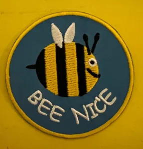 Bee Nice Iron on Patch