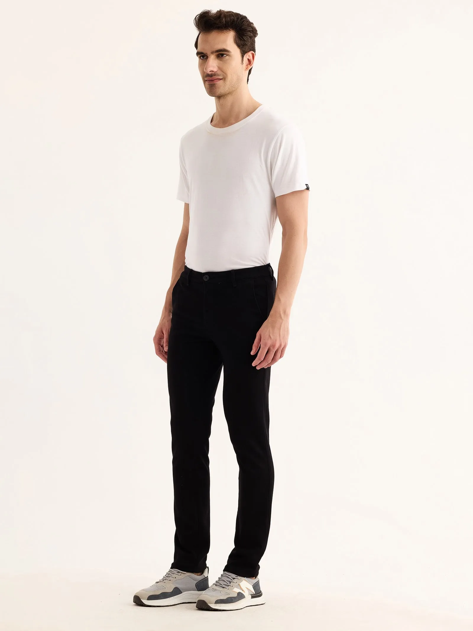 Black Stretch Slim Fit Trouser