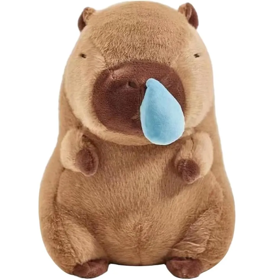 Capybara With Snot-Pulling Plush Toy