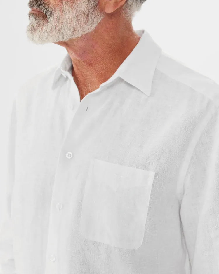 Coalcliff Linen Shirt - White