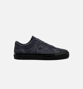 Cons One Star Pro Suede Mens Lifestyle Shoe - Dark Moth/Black