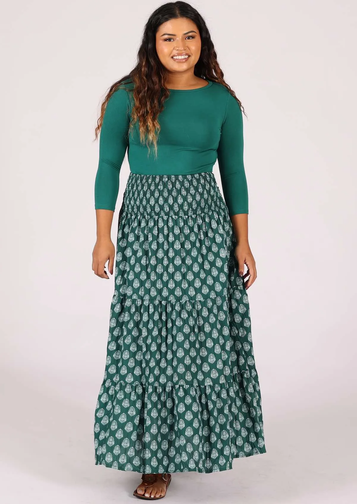 Dawn Maxi Skirt Jasper