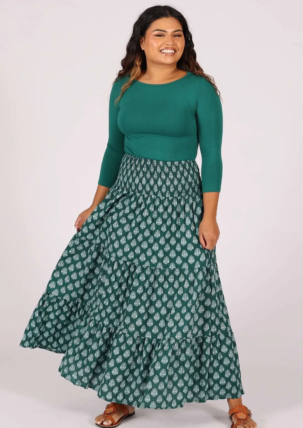 Dawn Maxi Skirt Jasper