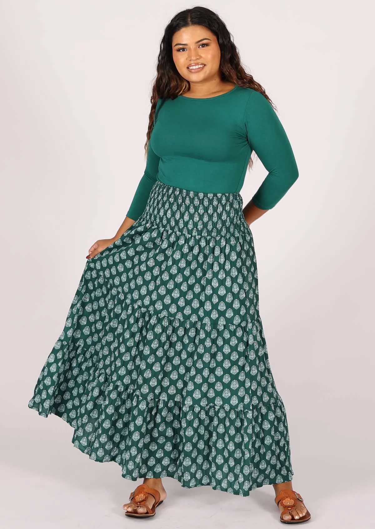 Dawn Maxi Skirt Jasper