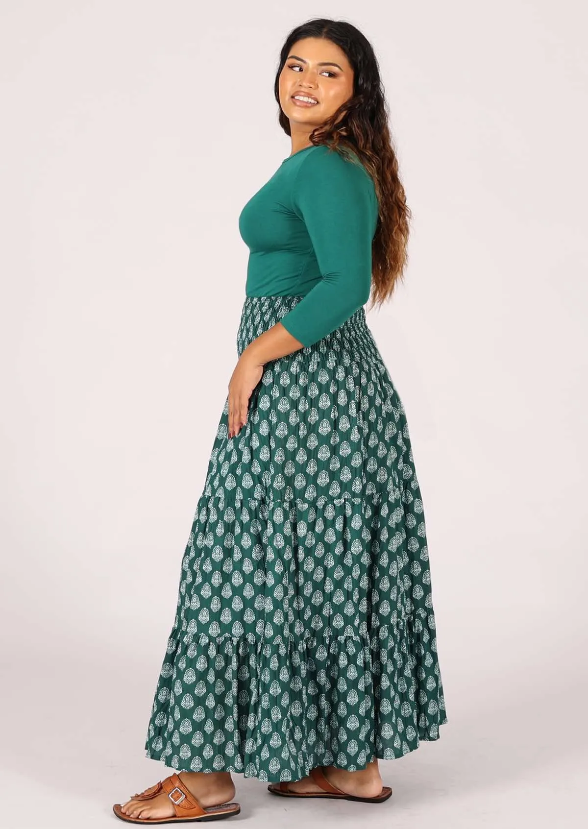 Dawn Maxi Skirt Jasper