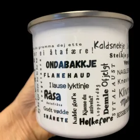 Dialekt kopp fra Sunnmøre -  turkopp med retro look