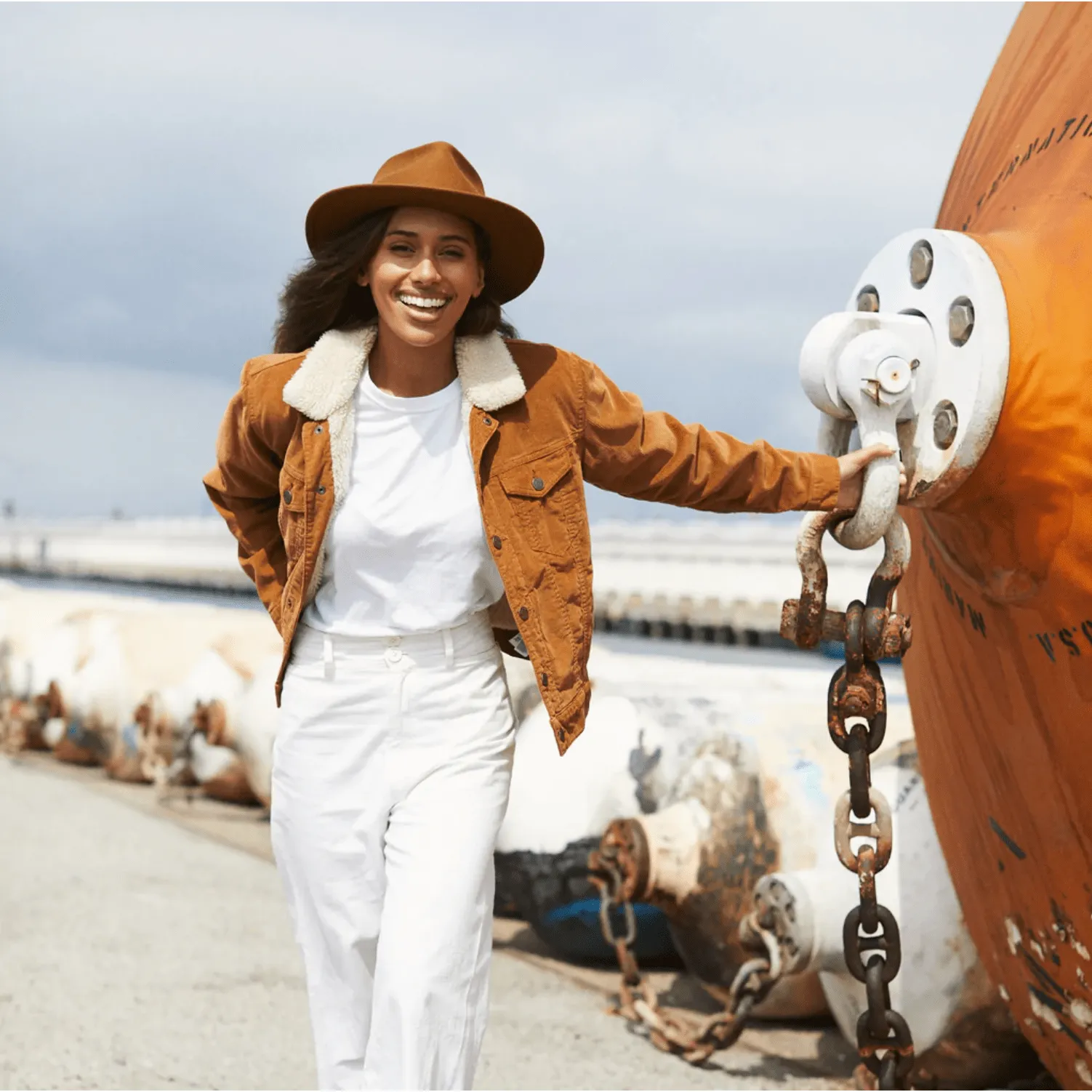 Eastwood Fedora in Caramel