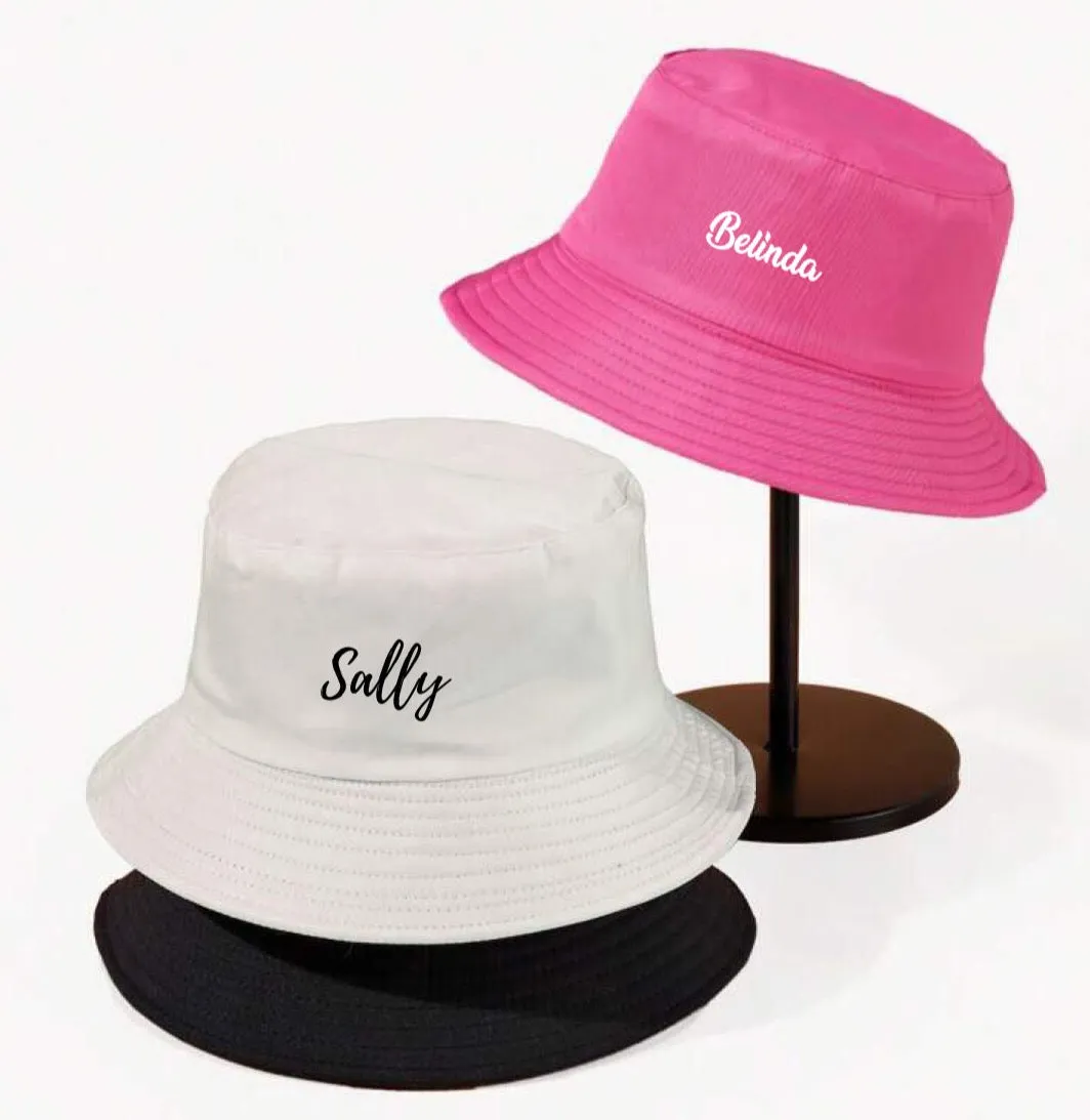 Embroider Bucket Hat Adult & Kid