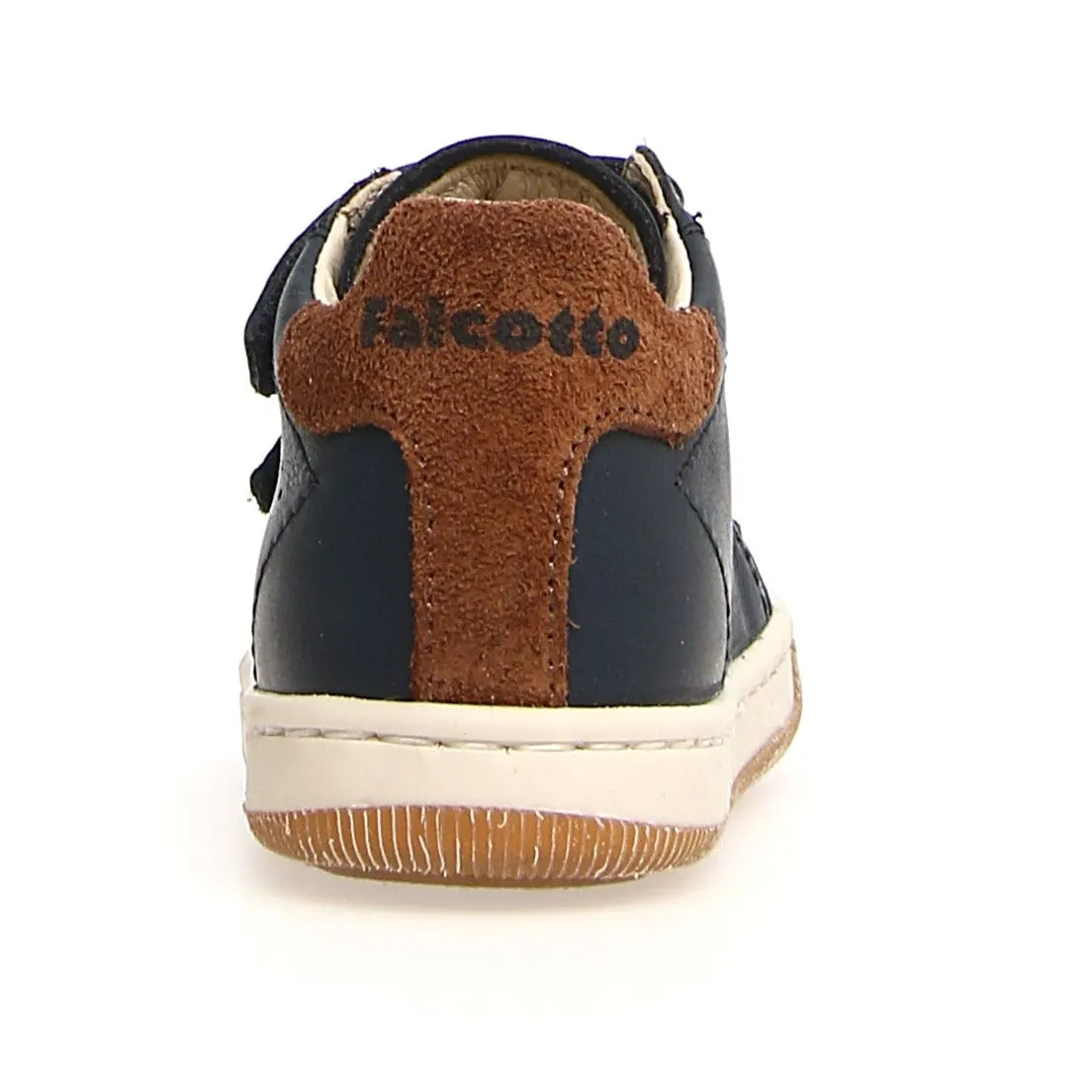 Falcotto Boy's and Girl's Adam Vl Nappa Spazz Sneakers, Navy Chestnut