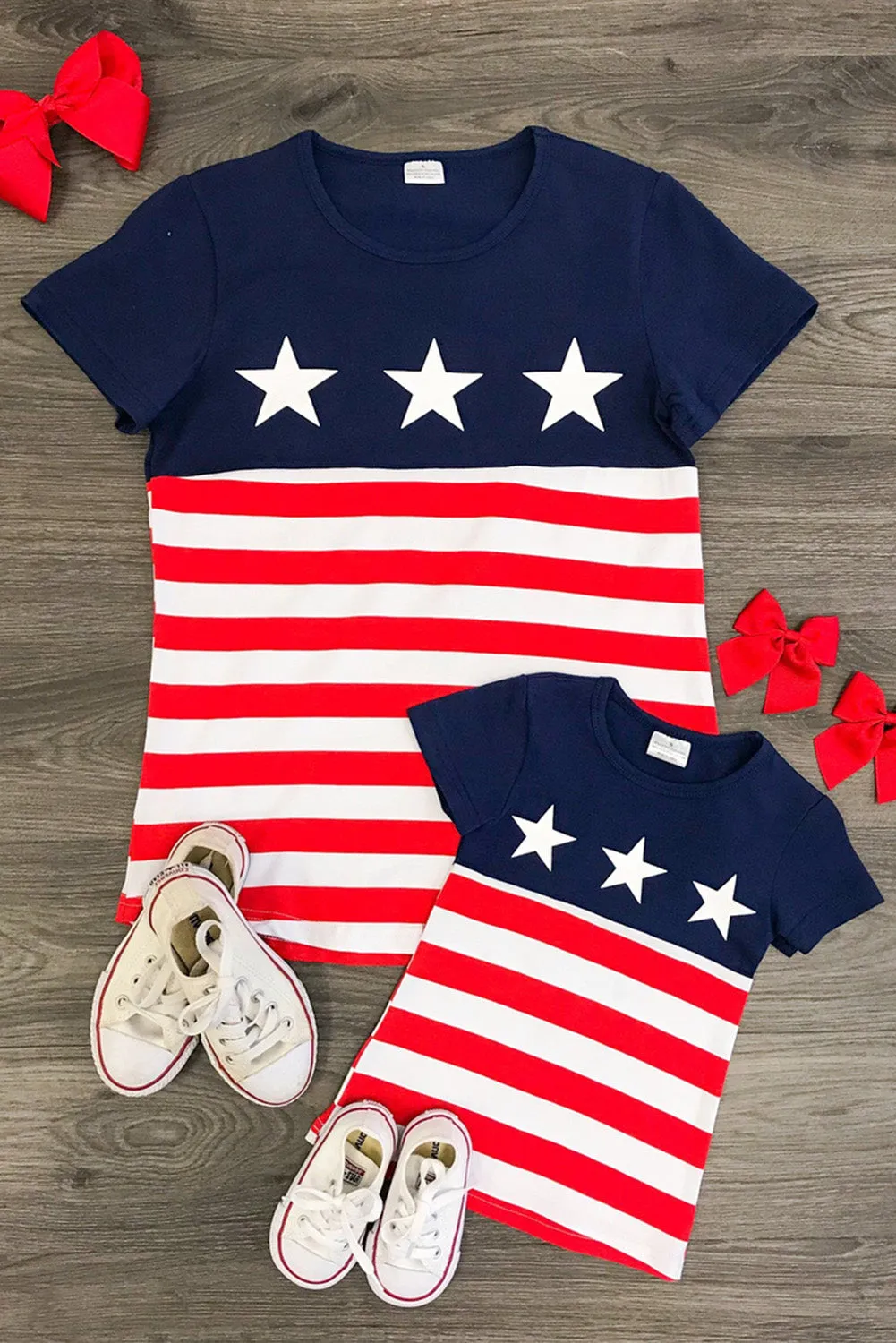 Family Matching Tops Independence Day July 4th Tee Shirt