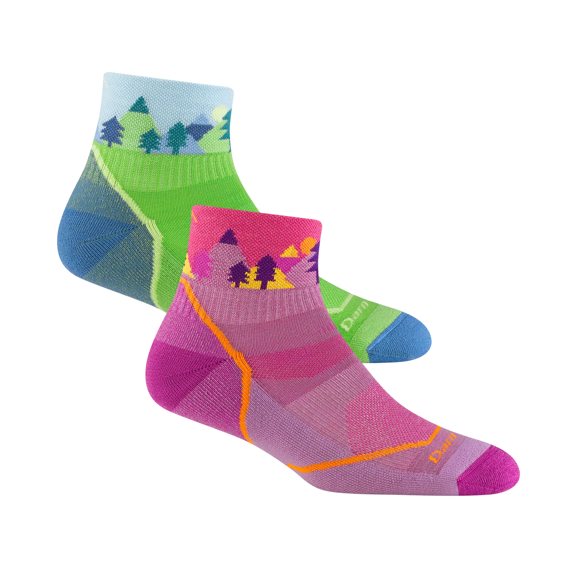 Kids Quest Quarter Hiking Sock 2-Pack