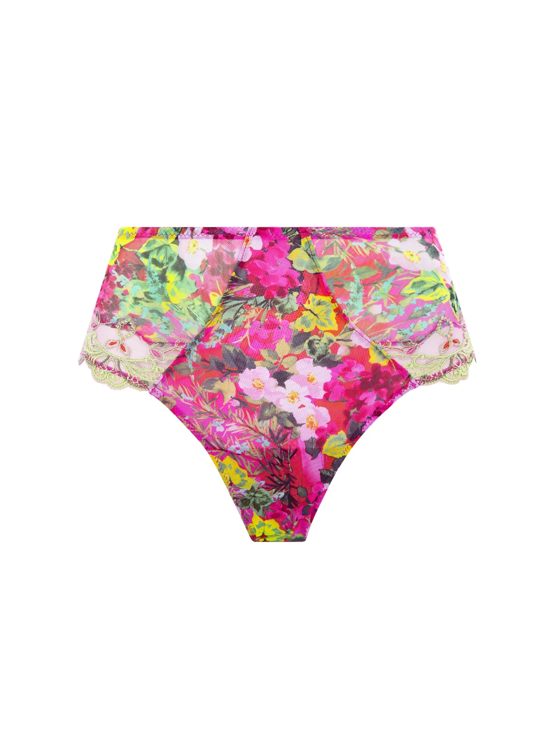 Lise Charmel High Briefs-Flight of Flowers-Fuchsia