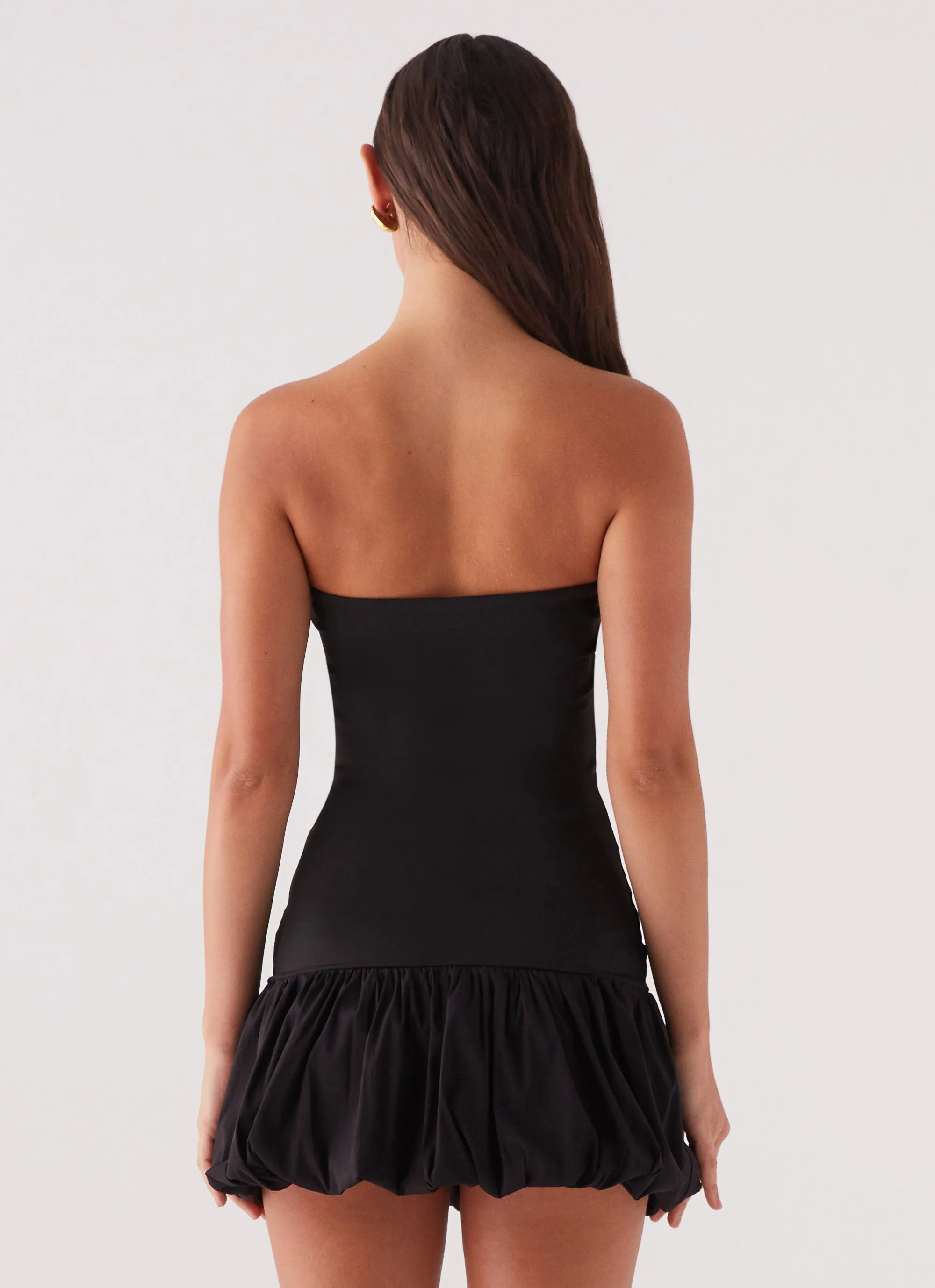 Lovin On Me Mini Dress - Black