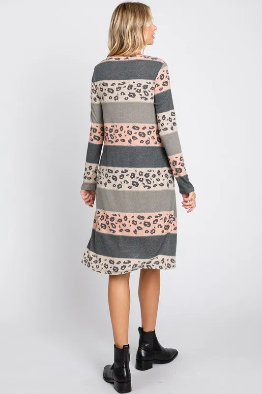 Melanie Leopard Dress look