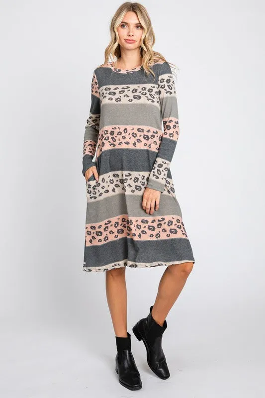 Melanie Leopard Dress look