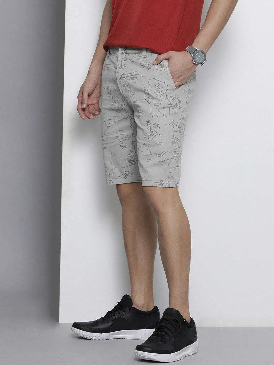 Men Abstract Shorts