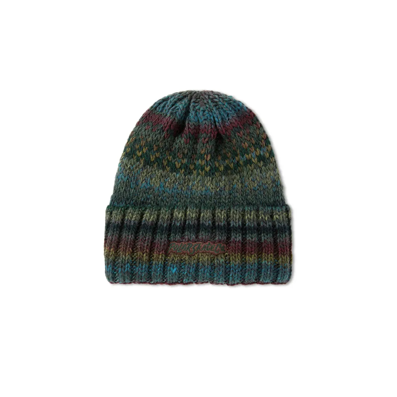 Polar - Multi Beanie - Blue/Wine/Green