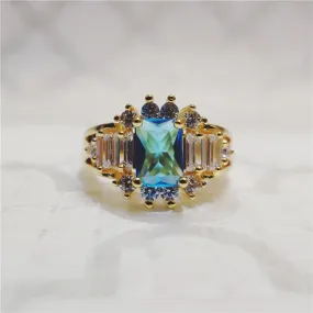 Princess Cut Vintage Fashion Ring