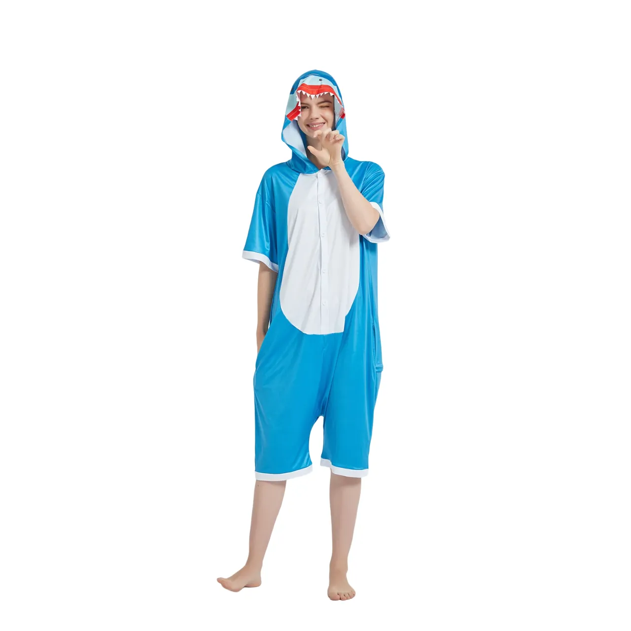 Shark Adult Summer Onesie