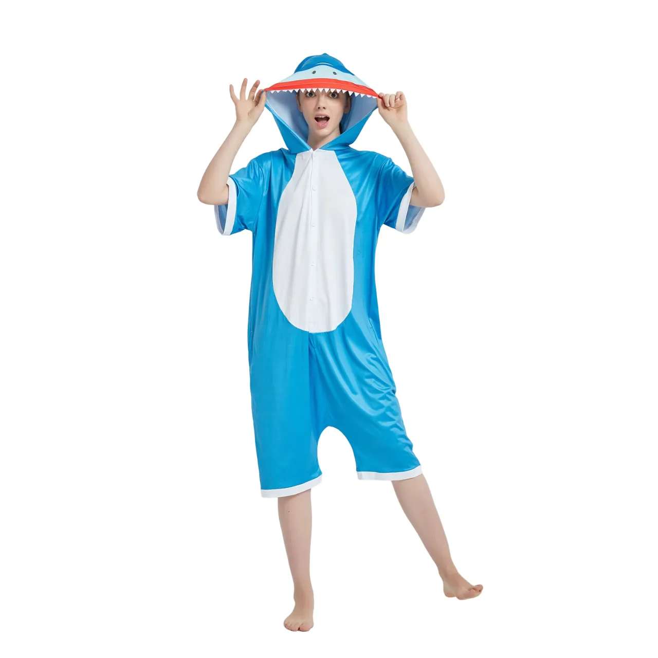 Shark Adult Summer Onesie