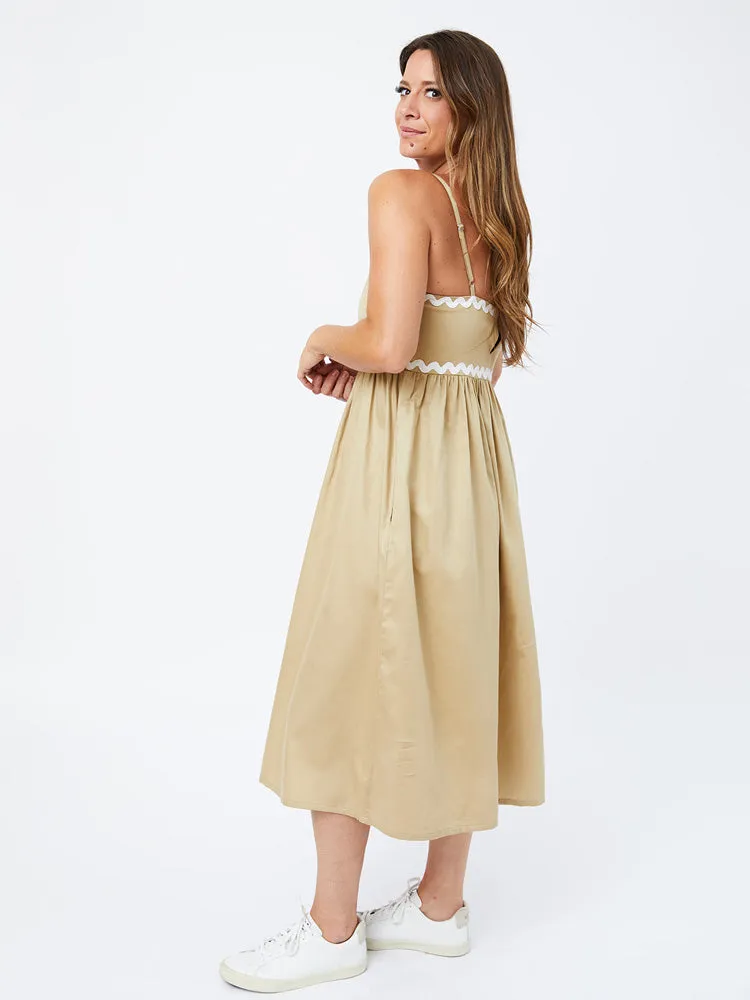 Sofia Midi Dress - Khaki