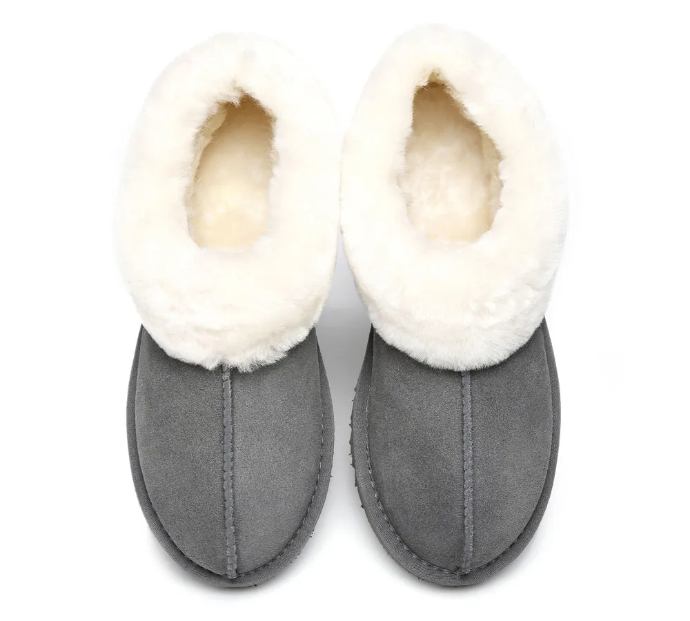 TARRAMARRA Premium Australian Sheepskin Ankle Unisex Slipper Homey