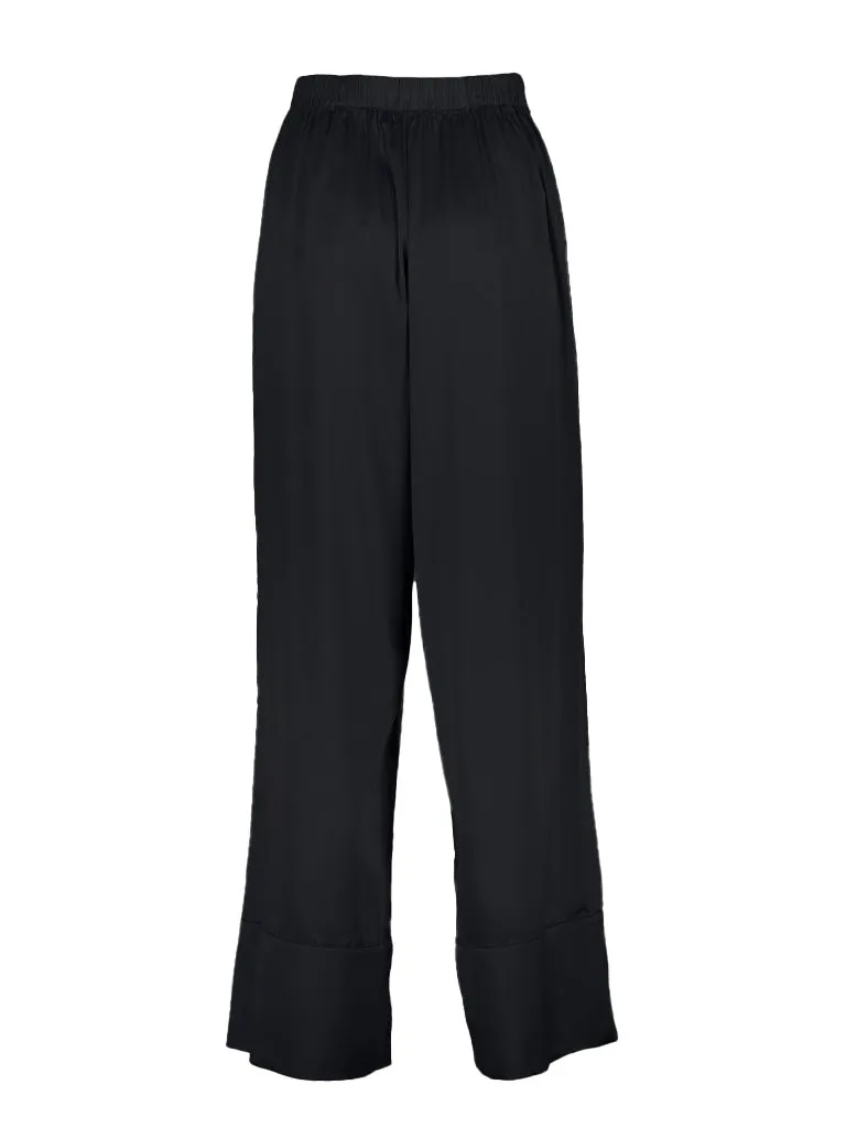 Twyla Silk Pyjama Pant Black