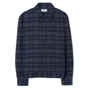 UNIVERSAL WORKS Uniform Jacket In Indigo Check